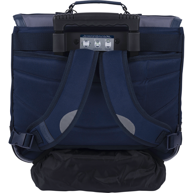 Cartable trolley Romain gris Tann’s - 41 cm