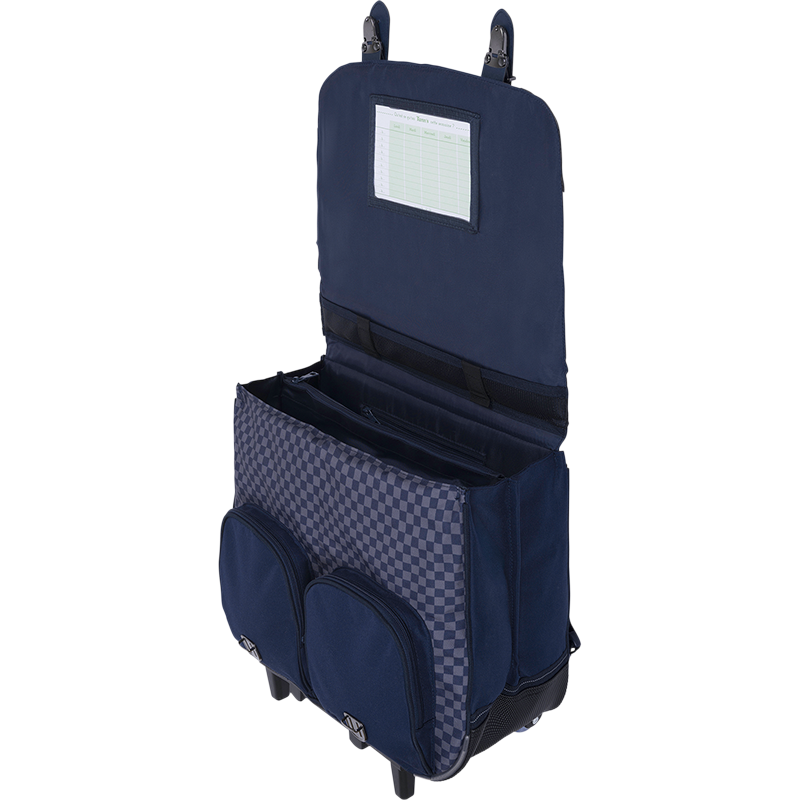 Cartable trolley Romain gris Tann’s - 41 cm