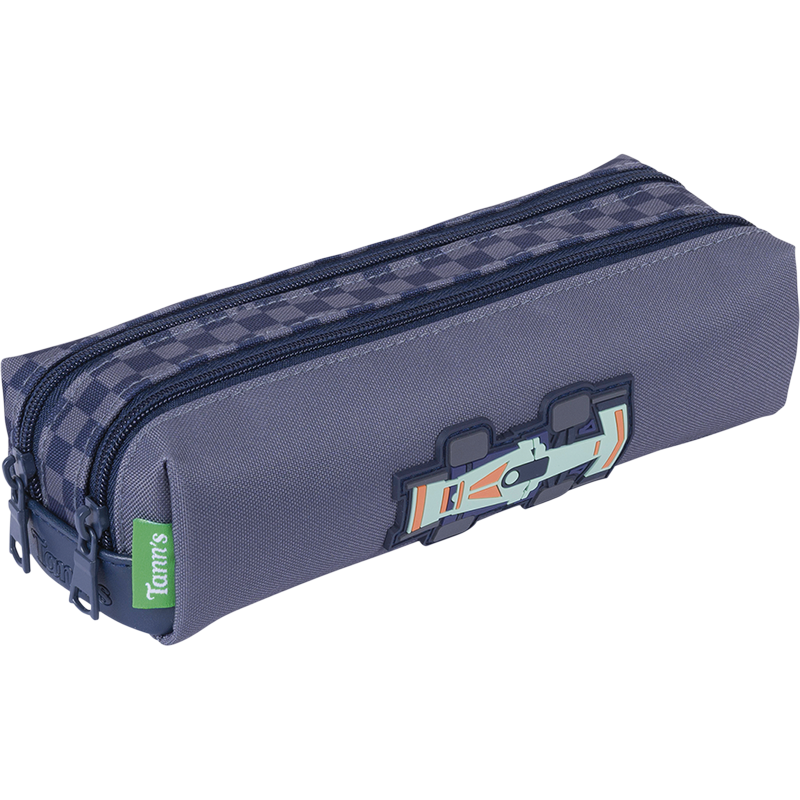Trousse Romain grise Tann’s - 21.5 cm