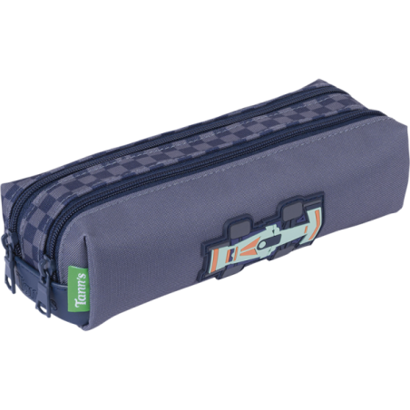 Trousse Romain grise Tann’s - 21.5 cm
