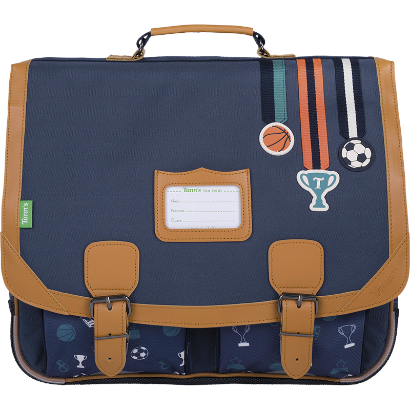 Cartable Paco bleu Tann’s - 41 cm