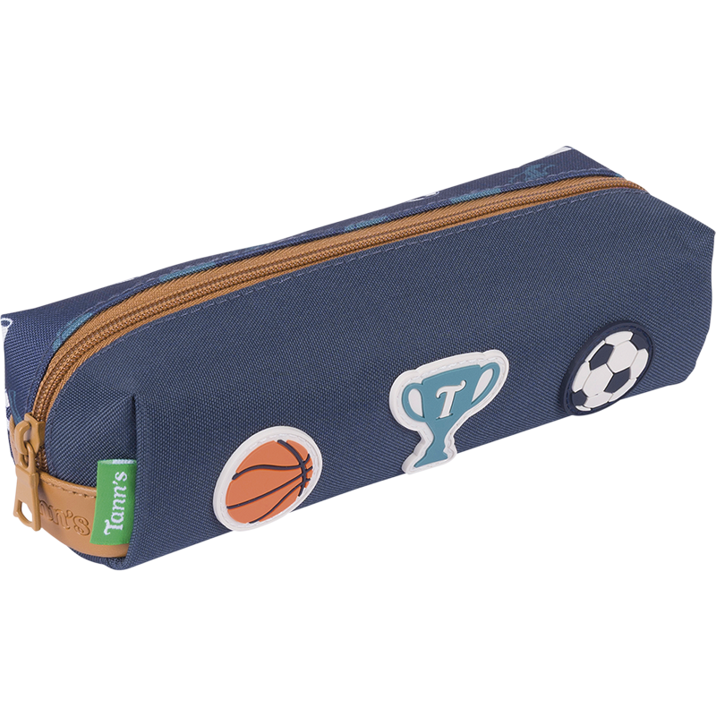 Trousse Paco bleue Tann’s - 21 cm