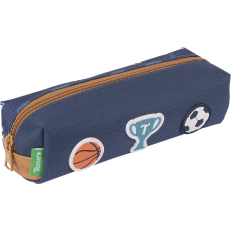 Trousse Paco bleue Tann’s - 21 cm