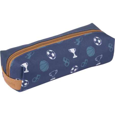 Trousse Paco bleue Tann’s - 21 cm