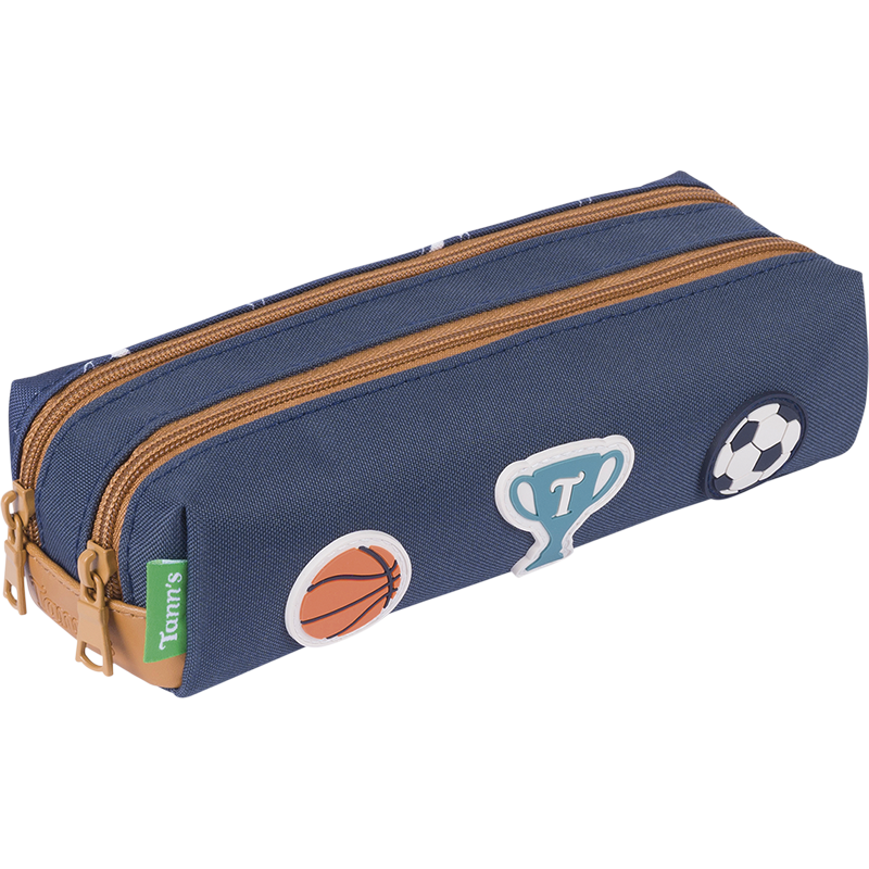 Trousse Paco bleue Tann’s - 21.5 cm