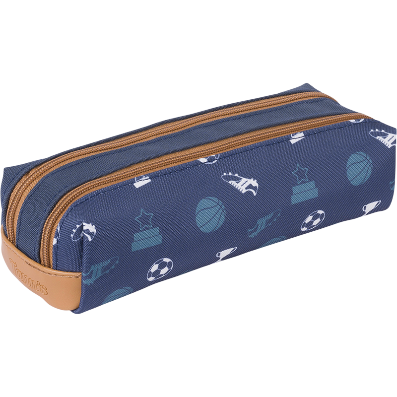 Trousse Paco bleue Tann’s - 21.5 cm