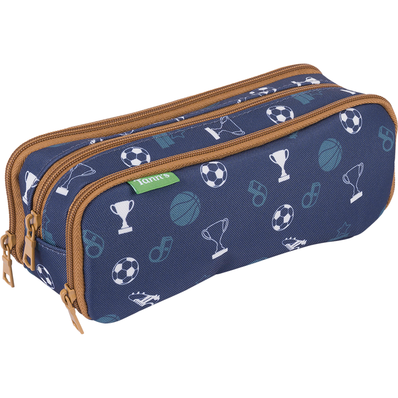 Trousse Paco bleue Tann’s - 22 cm