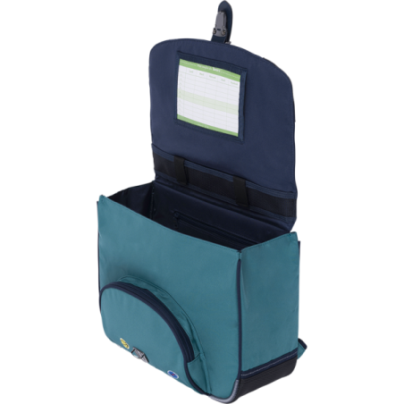 Cartable Dan vert Tann’s - 35 cm
