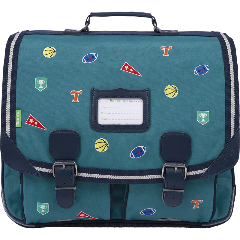 Cartable Dan vert Tann’s - 41 cm