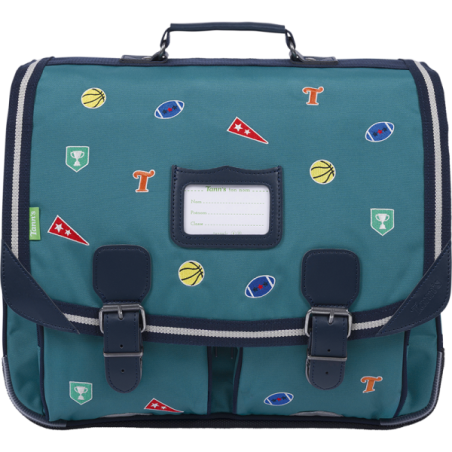 Cartable Dan vert Tann’s - 41 cm