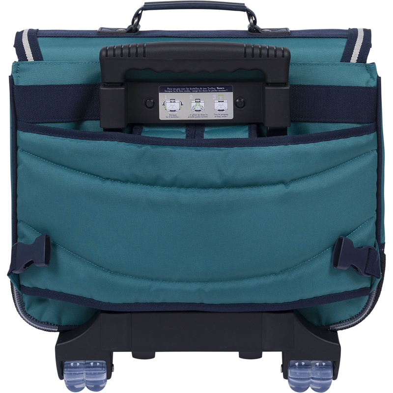 Cartable trolley Dan vert Tann’s - 38 cm
