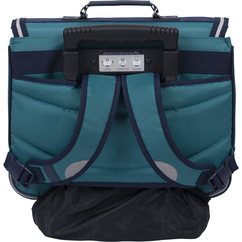 Cartable trolley Dan vert Tann’s - 38 cm