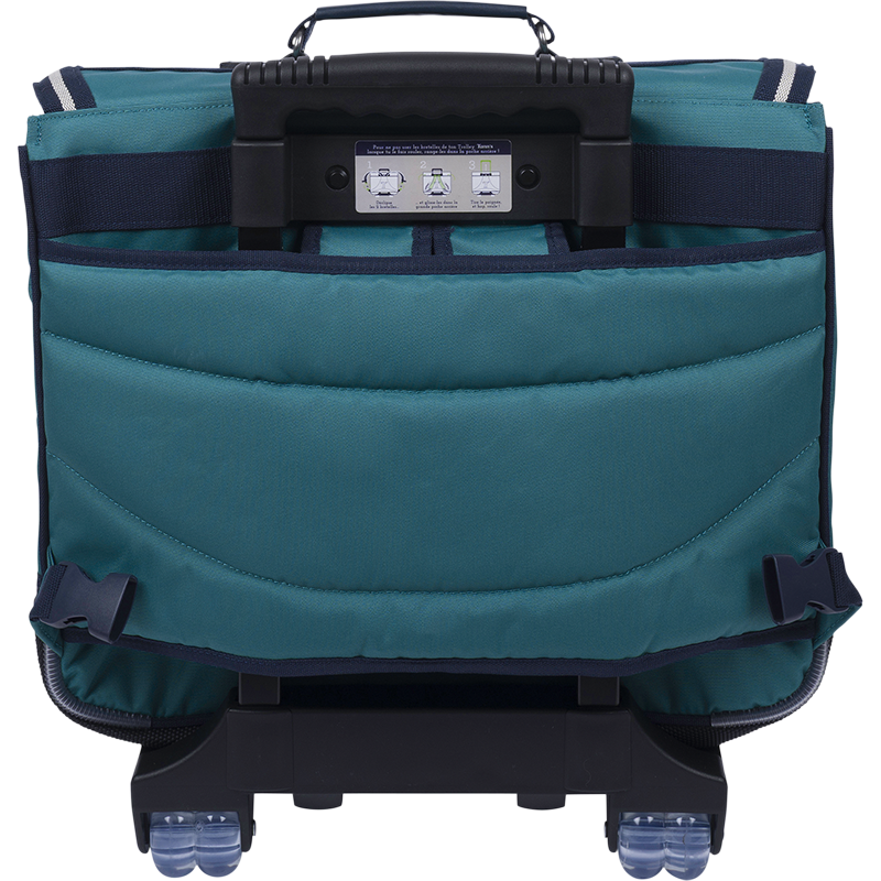 Cartable trolley Dan vert Tann’s - 41 cm
