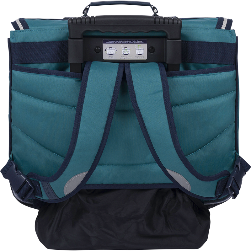 Cartable trolley Dan vert Tann’s - 41 cm