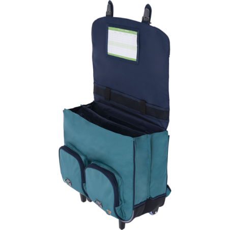 Cartable trolley Dan vert Tann’s - 41 cm