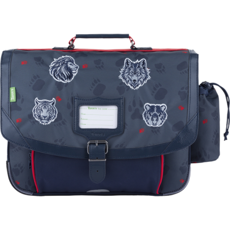 Cartable Mathys gris Tann’s - 38 cm