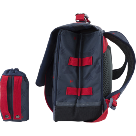 Cartable Mathys gris Tann’s - 38 cm