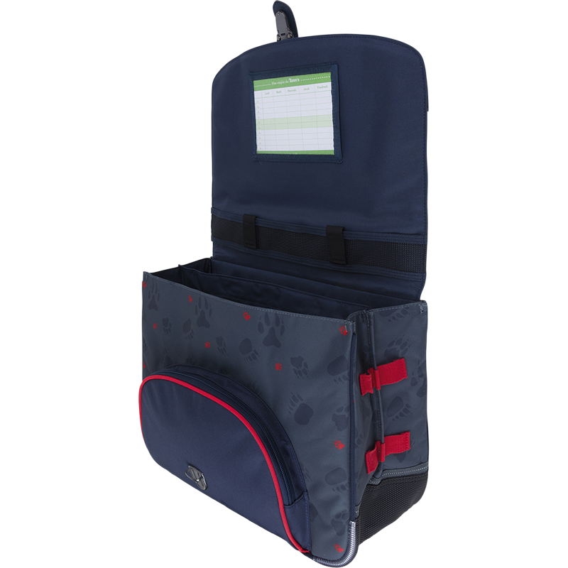 Cartable Mathys gris Tann’s - 38 cm