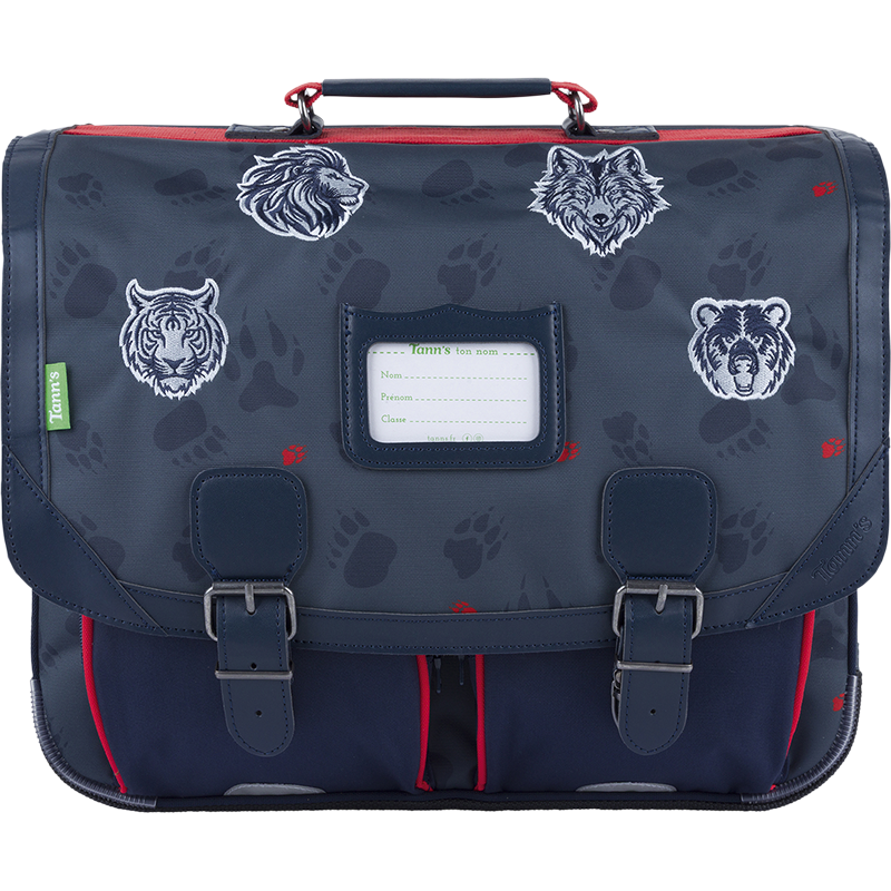Cartable Mathys gris Tann’s - 41 cm