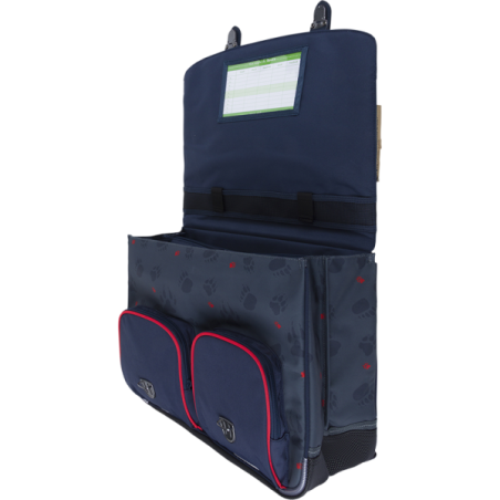 Cartable Mathys gris Tann’s - 41 cm