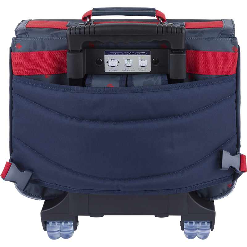 Cartable trolley Mathys gris Tann’s - 38 cm