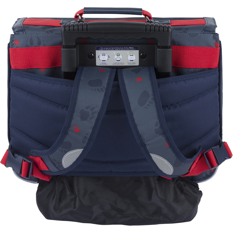 Cartable trolley Mathys gris Tann’s - 38 cm