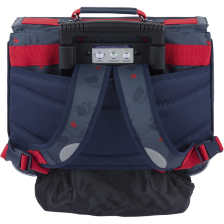 Cartable trolley Mathys gris Tann’s - 38 cm
