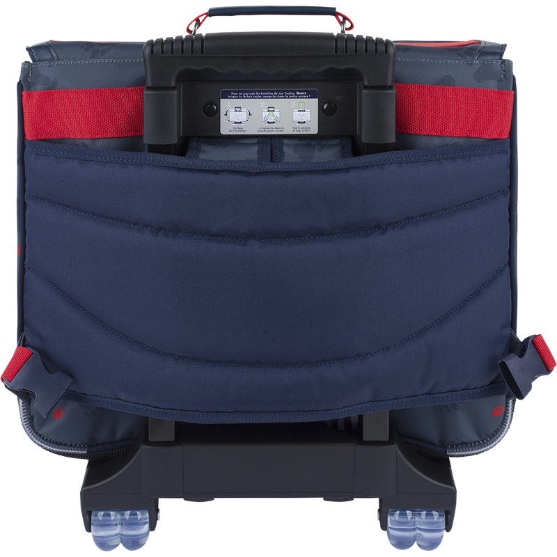 Cartable trolley Mathys gris Tann’s - 41 cm