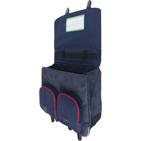 Cartable trolley Mathys gris Tann’s - 41 cm