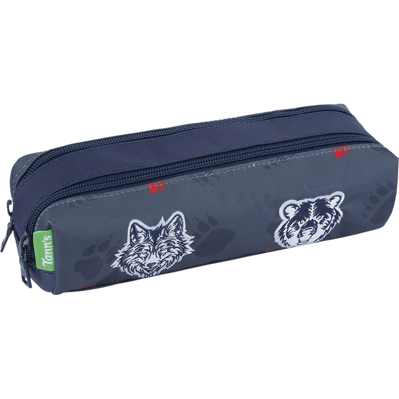Trousse Mathys grise Tann’s - 21.5 cm