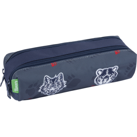 Trousse Mathys grise Tann’s - 21.5 cm