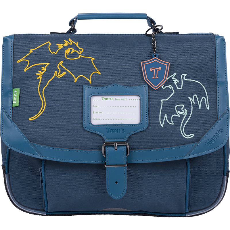 Cartable Merlin bleu Tann’s - 35 cm