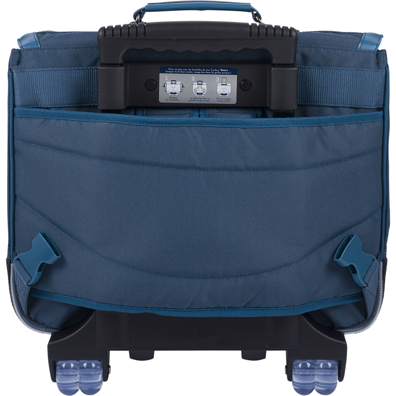 Cartable trolley Merlin bleu Tann’s - 38 cm