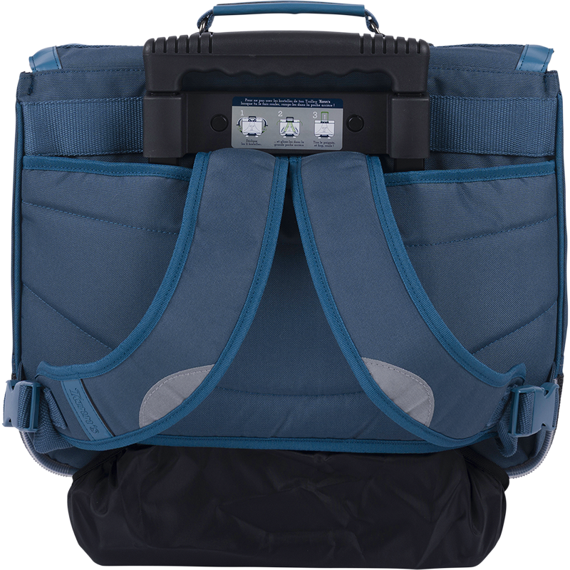 Cartable trolley Merlin bleu Tann’s - 38 cm