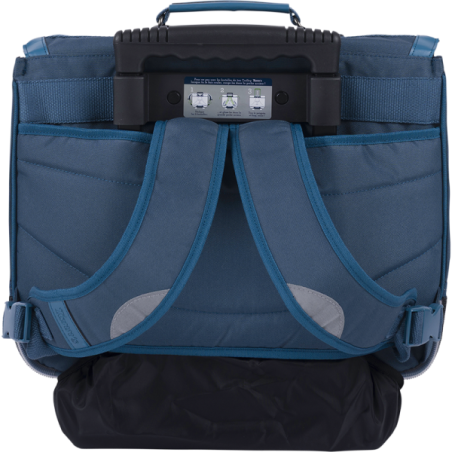 Cartable trolley Merlin bleu Tann’s - 38 cm