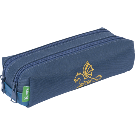 Trousse Merlin bleue Tann’s - 21.5 cm