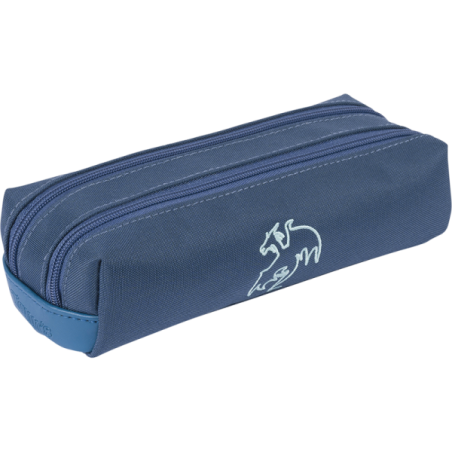 Trousse Merlin bleue Tann’s - 21.5 cm