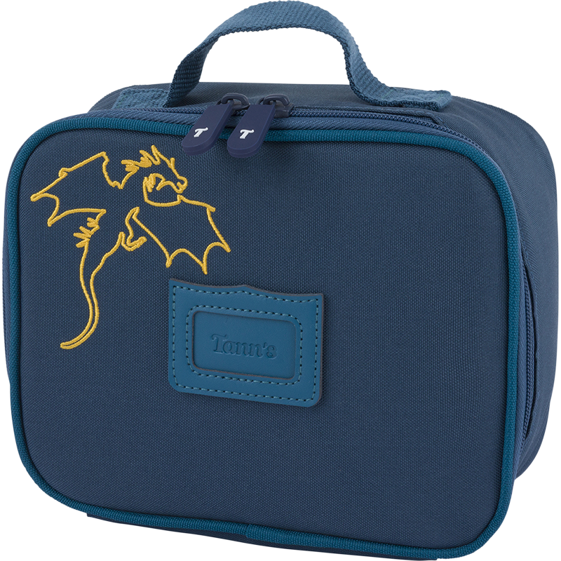 Boîte à goûter Merlin bleue Tann’s - 20 cm