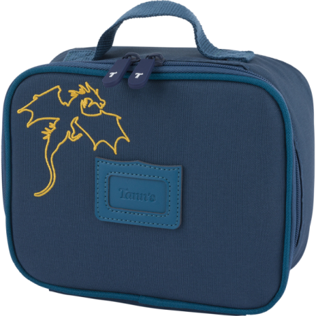 Boîte à goûter Merlin bleue Tann’s - 20 cm