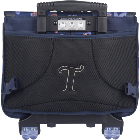 Cartable trolley Adam bleu