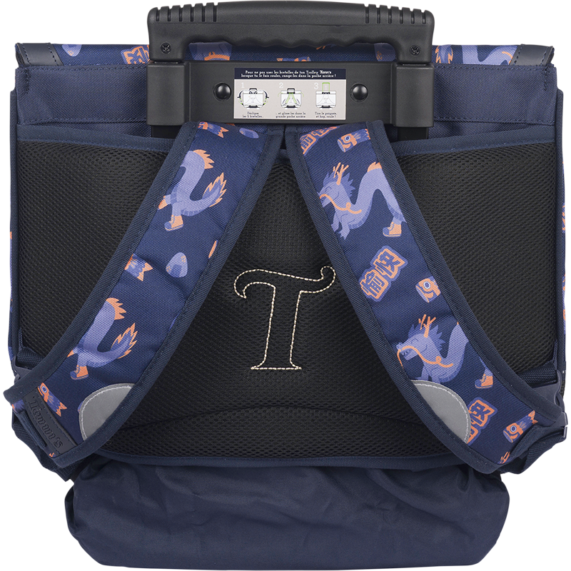 Cartable trolley Adam bleu Tann’s - 38 cm
