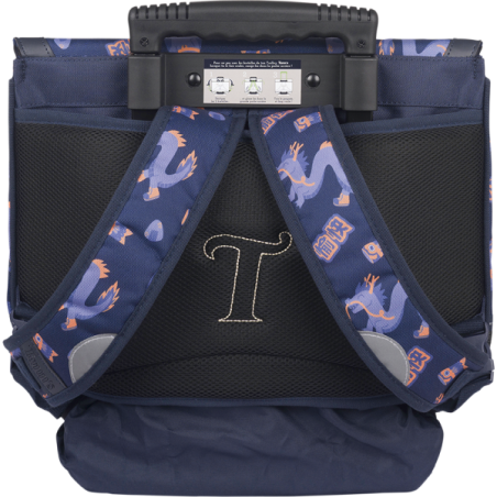 Cartable trolley Adam bleu Tann’s - 38 cm