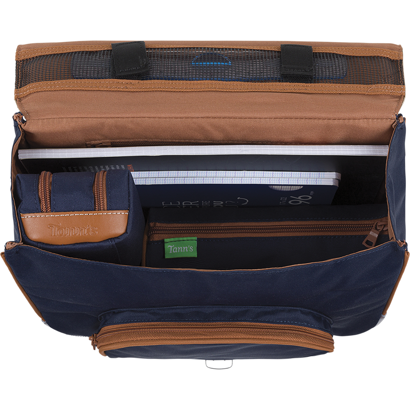Cartable Stan vert Tann’s - 35 cm
