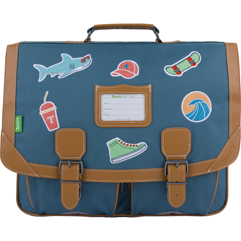 Cartable Stan vert Tann’s - 41 cm