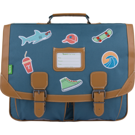 Cartable Stan vert Tann’s - 41 cm