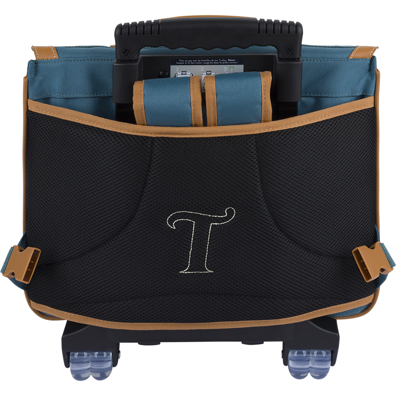 Cartable trolley Stan vert Tann’s - 38 cm