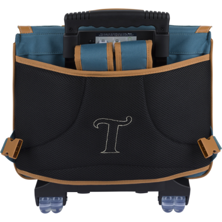 Cartable trolley Stan vert Tann’s - 38 cm