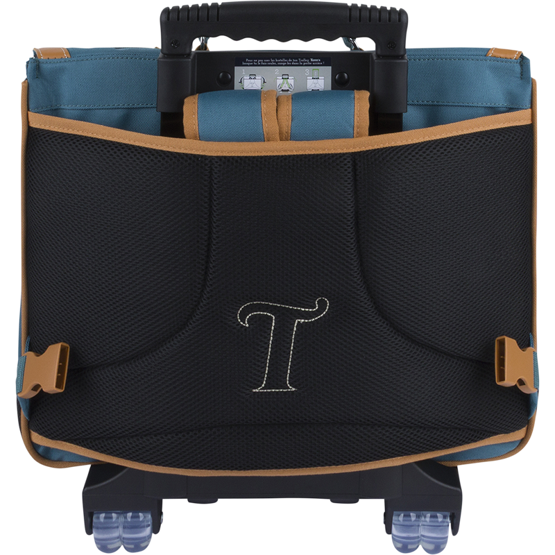 Cartable trolley Stan vert Tann’s - 41 cm