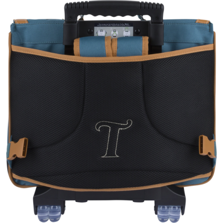 Cartable trolley Stan vert Tann’s - 41 cm