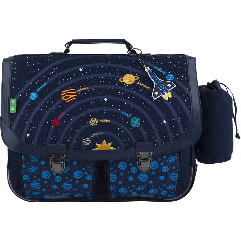Cartable Gabriel bleu Tann’s - 38 cm